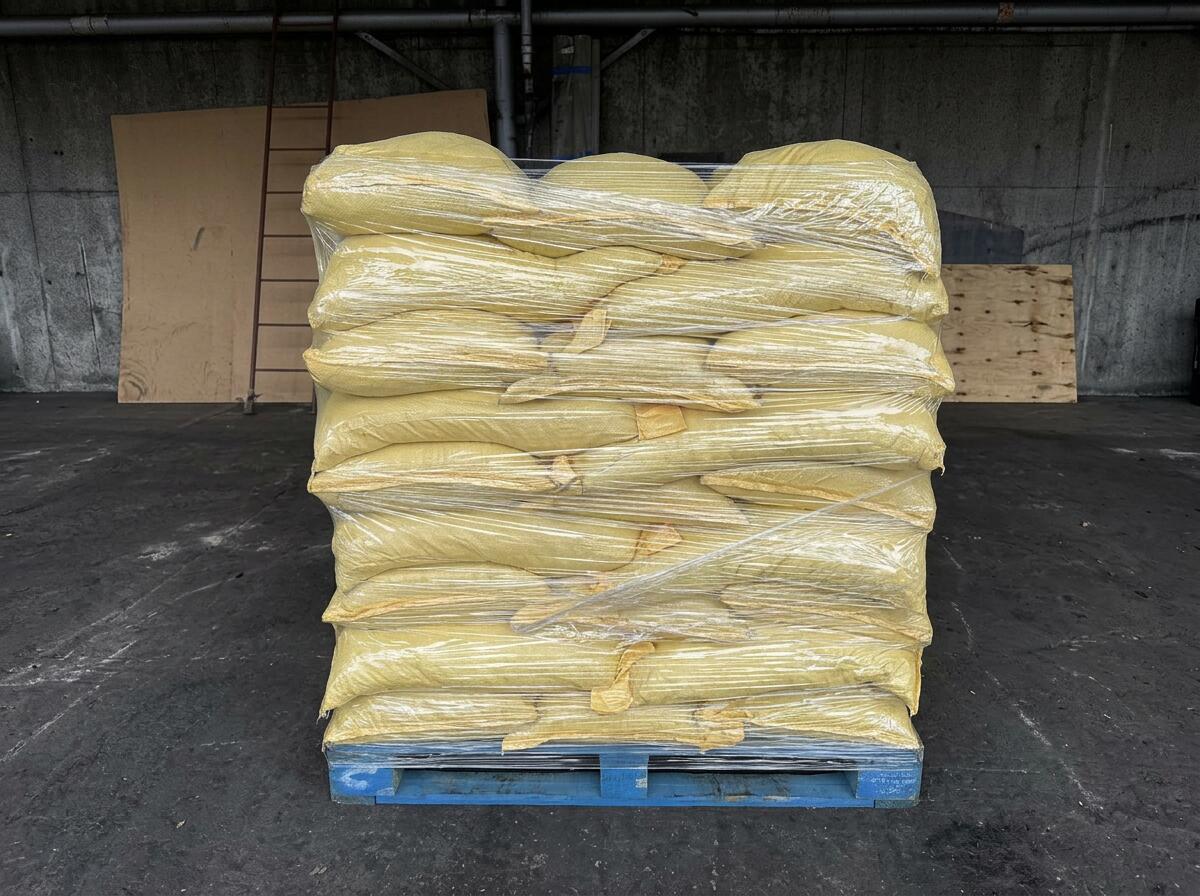 Paleta Groszek — worki 25 kg